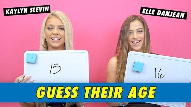 Kaylyn Slevin vs. Elle Danjean - Guess Their Age