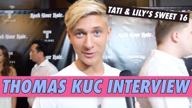 Thomas Kuc Interview - Tati McQuay & Lily Chee's Sweet 16